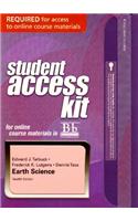 Blackboard Student Access Kit for Earth Science
