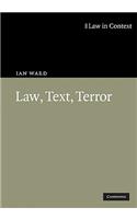 Law, Text, Terror