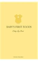 Baby's First Foods Daily Log Book