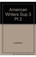 American Writers Supplement 3v2
