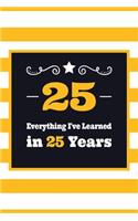 25 Everything I've Learned in 25 Years