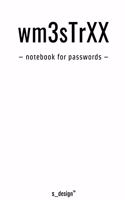 Notebook for Passwords