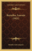 Bruxelles, Louvain (1921): (French)