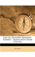 Life of Antonio Rosmini-Serbati