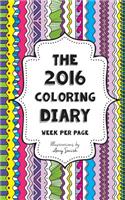 The 2016 Coloring Diary - Week per page: (English)
