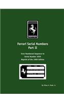 Ferrari Serial Numbers Part II