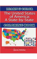 The United States of America: A State-By-State Coloring Book(English)