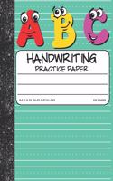 Handwriting Practice Paper: Dotted Mid-lines 110 Pages Uppercase and Lowercase Writing Sheets Notebook For Kids (Kindergarten To 3rd Grade Students)