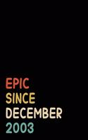 Epic Since December 2003