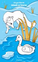 Livro para Colorir de Animais no Inverno 1: (1 Animais No Inverno)
