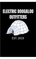 Electric Boogaloo Outfitters Est. 2019: Graph Paper Journal / Notebook / Diary Gift - 6"x9" - 120 pages - Graph Paper - 5mm x 5mm - Matte Cover