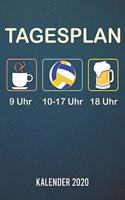 Tagesplan Volleyball Kalender 2020