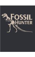 Fossil Hunter: Paleontology Field Notebook, Blank Paperback Lined Composition Book For Paleontologist Or Student, Graduation Gift, 150 pages, college ruled