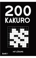 200 Kakuro mit Lösung Band 1