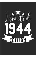 édition limitée 1944: agenda, carnet de notes, livre 100 pages lignées en couverture souple pour tout ce que vous voulez écrire et ne pas oublier