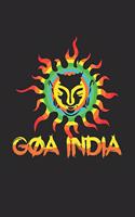 Goa india: 6x9 Music - dotgrid - dot grid paper - notebook - notes