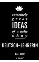 Kalender für Deutsch-Lehrer / Deutsch-Lehrerin