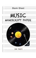 Blank Sheet Music Notebook music books for guitar with chords
