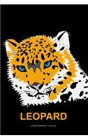 Leopard print notebook