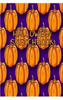 Halloween Sketchbook: Kids Halloween Sketchbook 6" x 9" 40 Pages Of Sketch Paper, Draw Your Own Pumpkins, Witches, Ghosts, Zombies Etc