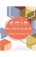 2019 Planner Monthly: 12 Month January 2019 to December 2019 for to Do List Calendar Schedule Organizer and Soclal Media Passwords and Journal Notebook with Inspirational Quotes