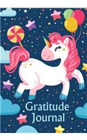 Gratitude Journal: Cute Unicorn Cover, 90 Day Gratitude Journal for Kids, Teens and Little Girls, Daily Prompts for Writing & Record I Am Thankful for, Think & Prayer,(1 90 Day Gratitude Journal)
