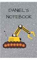 Daniel's Notebook: Funny Digger Writing 120 Pages Notebook Journal - Small Lined (6 X 9 )