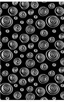 Journal Notebook Abstract Whorls White and Black: Blank Journal To Write In, Unlined For Journaling, Writing, Planning and Doodling, For Women, Men, Kids, 160 Pages, Easy To Carry Size(19 Plain Journal)