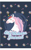 My Unicorn Journal: Blank Lined Notebook V58