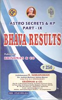Astro Secrets & KP Part IX (Bhava Results) [Paperback] K Subramaniam