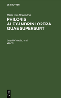 Philonis Alexandrini opera quae supersunt