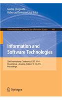 Information and Software Technologies