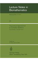 Theoretical Approaches to Complex Systems