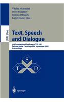 Text, Speech and Dialogue