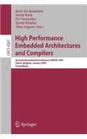 High Performance Embedded Architectures and Compilers