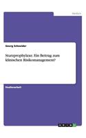 Sturzprophylaxe. Ein Beitrag zum klinischen Risikomanagement?: (German)
