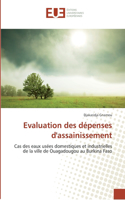 Evaluation des dépenses d'assainissement