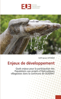 Enjeux de développement