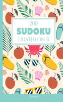 200 Sudoku Triathlon B normal Vol. 3: com soluções e quebra-cabeças bônus