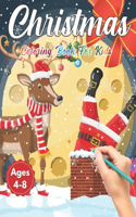 Christmas Coloring Book for Kids Ages 4-8