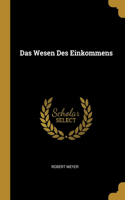 Das Wesen Des Einkommens