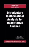 Introductory Mathematical Analysis for Quantitative Finance