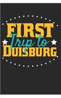 First Trip To Duisburg: 6x9 Dot Grid Composition Notebook perfect gift for your Trip to Duisburg for every Traveler