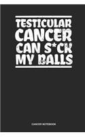Cancer Notebook: Blank Log Book For Survivor And Fighter Against The Tumor: Testicular Cancer Journal Can Suck My Balls Gift