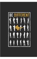 Be Different: Karate Notebook, Dotted Bullet (6 x 9 - 120 pages) Martial Arts Themed Notebook for Daily Journal, Diary, and Gift
