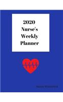 Nurse's 2020 Weekly Planner