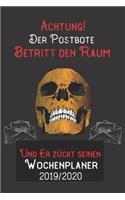 Achtung Der Postbote Betritt den Raum und er zückt seinen Wochenplaner 2019/2020