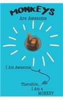 Monkeys Are Awesome I Am Awesome Therefore I Am a Monkey