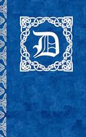 D Monogram Scottish Celtic Journal/Notebook