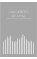 Songwriter Journal: Musiker Tagebuch I Notenheft für Songtexte